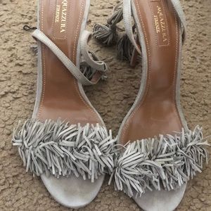 Pre-owned Aquazzura  in size 7.5